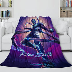 Blue Beetle Blanket Flannel Fleece Throw Room Decoration (Online Order Only)