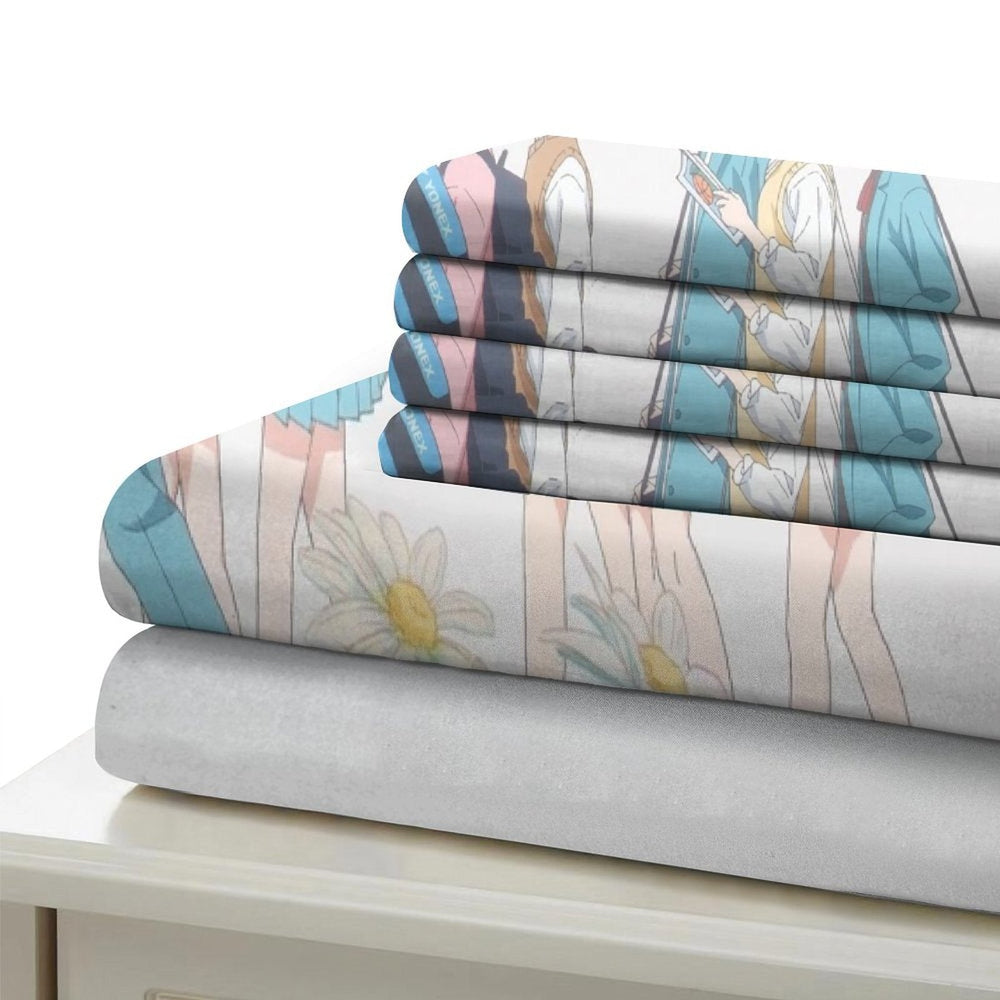 Blue Box Bedding Set Pattern Quilt Cover Without Filler (Online Order Only)