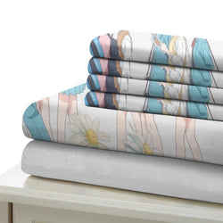 Blue Box Bedding Set Pattern Quilt Cover Without Filler (Online Order Only)