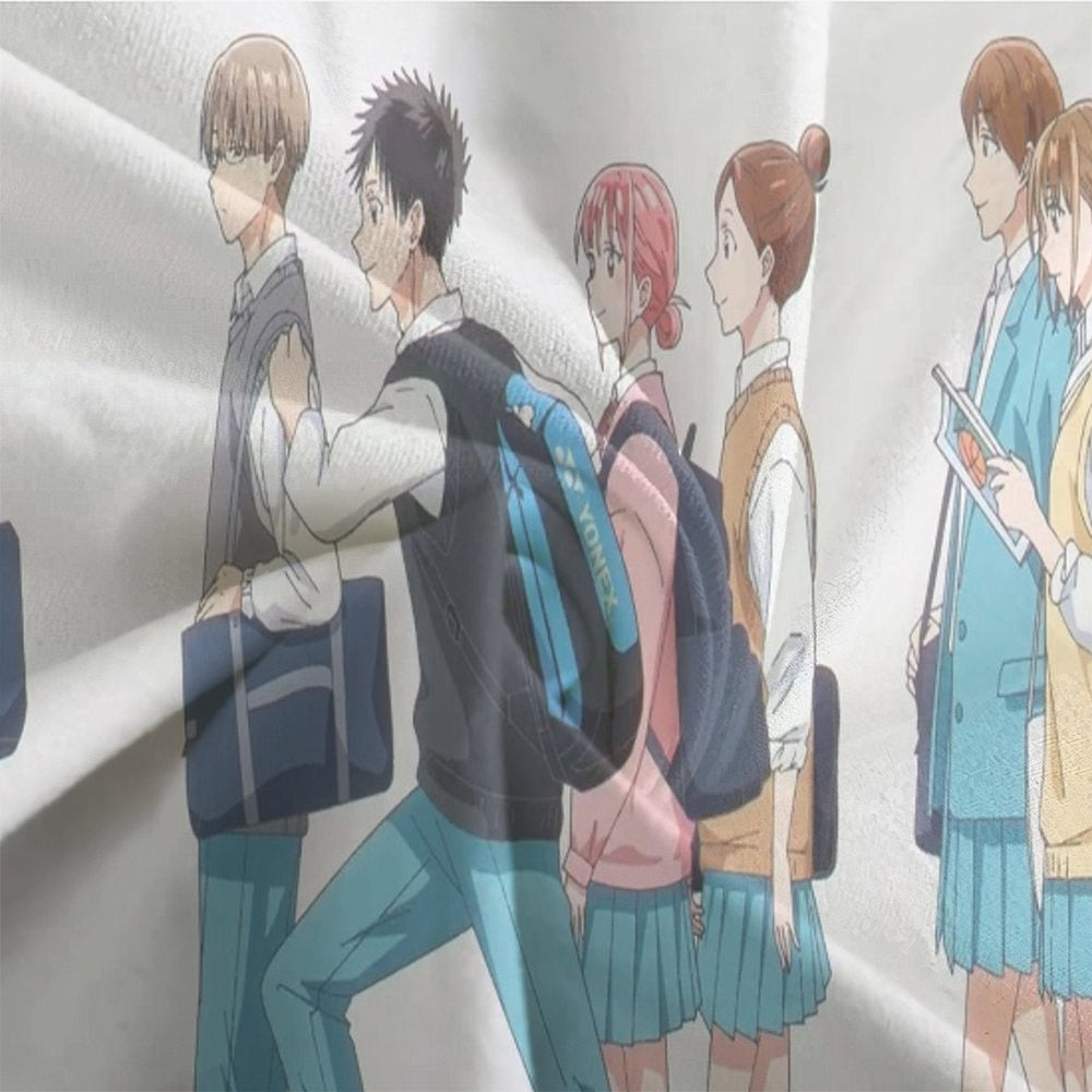 Blue Box Bedding Set Pattern Quilt Cover Without Filler (Online Order Only)