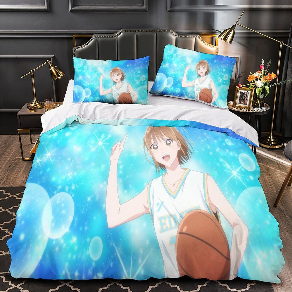 Blue Box Bedding Set Pattern Quilt Cover Without Filler (Online Order Only)