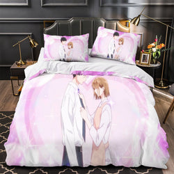 Blue Box Bedding Set Pattern Quilt Cover Without Filler (Online Order Only)