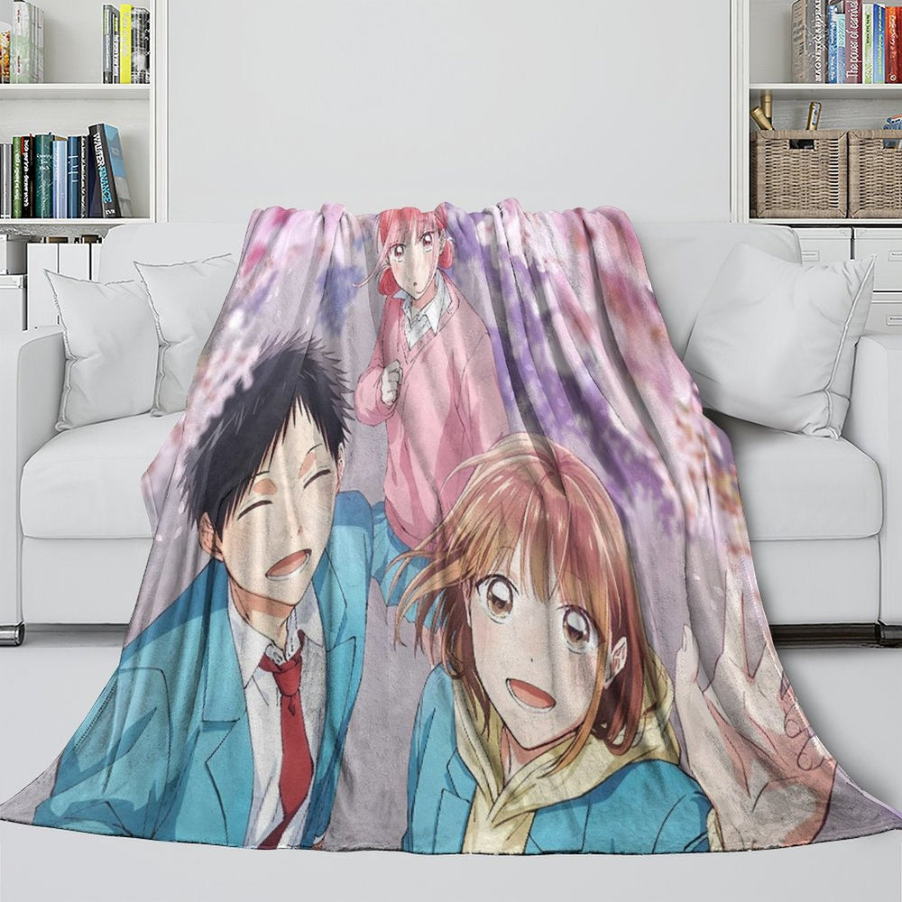 Blue Box Blanket Flannel Fleece Throw Room Decoration (Online Order Only)