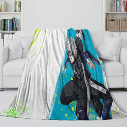 Blue Lock Blanket Flannel Fleece Throw Room Decoration (Online Order Only)