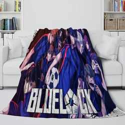 Blue Lock Blanket Flannel Fleece Throw Room Decoration (Online Order Only)