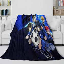 Blue Lock Blanket Flannel Fleece Throw Room Decoration (Online Order Only)