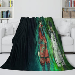 Blue Lock Blanket Flannel Fleece Throw Room Decoration (Online Order Only)