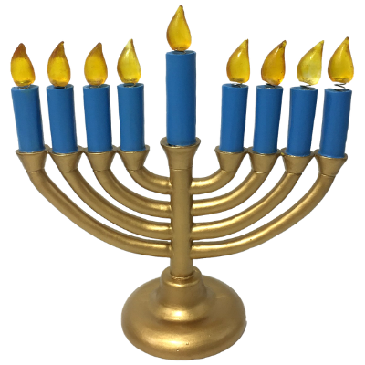 Hanukkah Menorah and Dreidel Bobbles (ONLINE ORDER ONLY)
