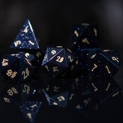 Pre-Order || Blue Sandstone Dice Set