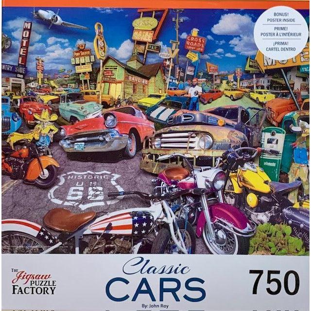 Bluewater Motel Classic Cars 750 Piece Jigsaw Puzzle Leap Year (ONLINE ORDER ONLY)