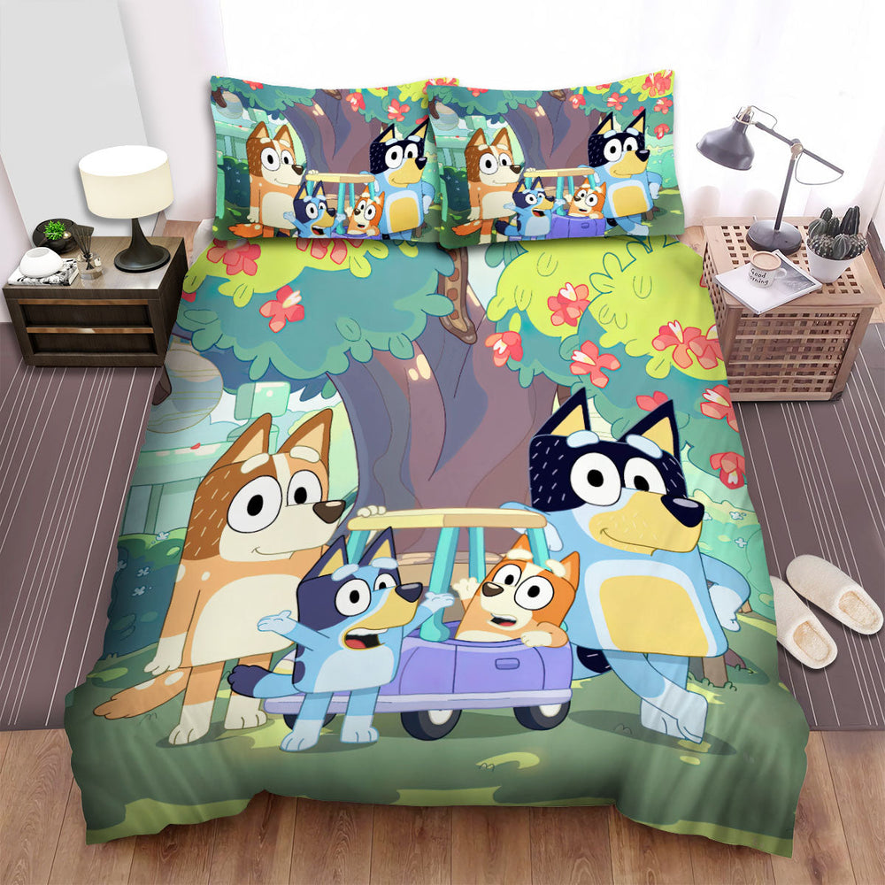 Bluey Bedding Set Quilt Cover Room Decoration (Online Order Only)