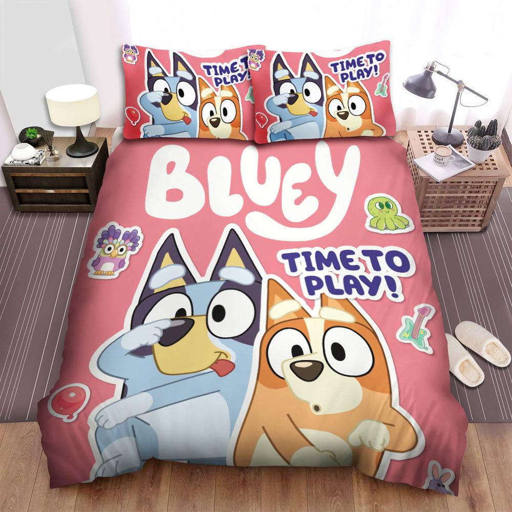 Bluey Bedding Set Quilt Cover Room Decoration (Online Order Only)