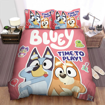 Bluey Bedding Set Quilt Cover Room Decoration (Online Order Only)