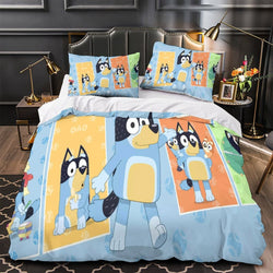 Bluey Duvet Cover Kids Bedding Set Without Filler Room Decoration (ONLINE ORDER ONLY)