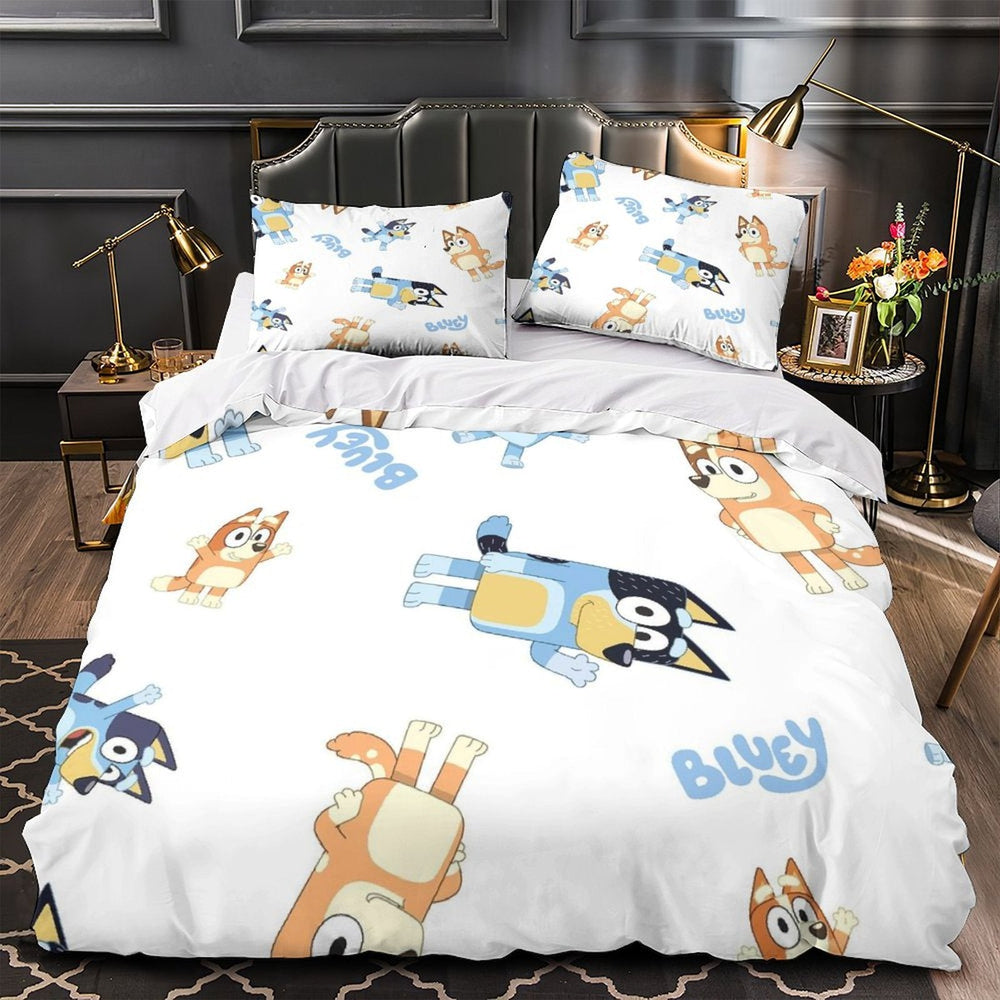 Bluey Duvet Cover Kids Bedding Set Without Filler Room Decoration (ONLINE ORDER ONLY)