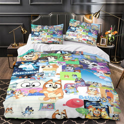Bluey Duvet Cover Kids Bedding Set Without Filler (ONLINE ORDER ONLY)