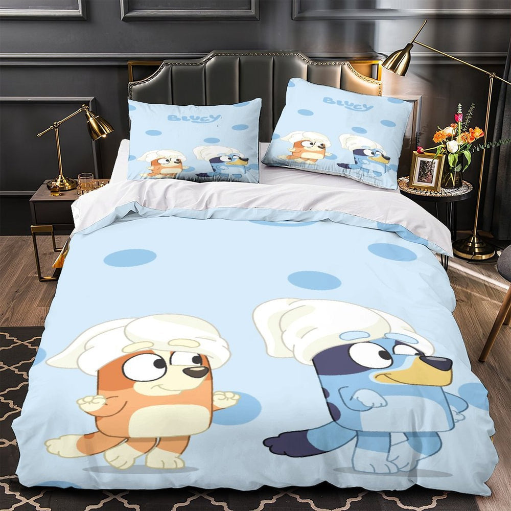 Bluey Duvet Cover Pattern Bedding Set Without Filler (ONLINE ORDER ONLY)