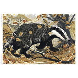Blustery Day Badger 1000 Piece Jigsaw Puzzle Flame Tree (ONLINE ORDER ONLY)