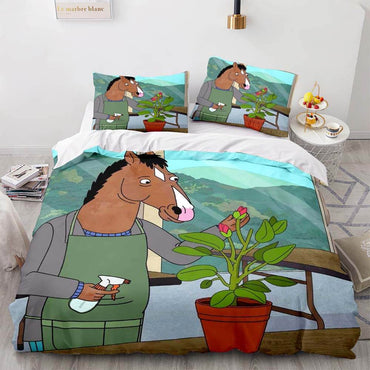 BoJack Horseman Bedding Set Quilt Duvet Cover Bedding Sets (Online Order Only)