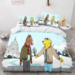BoJack Horseman Bedding Set Quilt Duvet Cover Bedding Sets (Online Order Only)