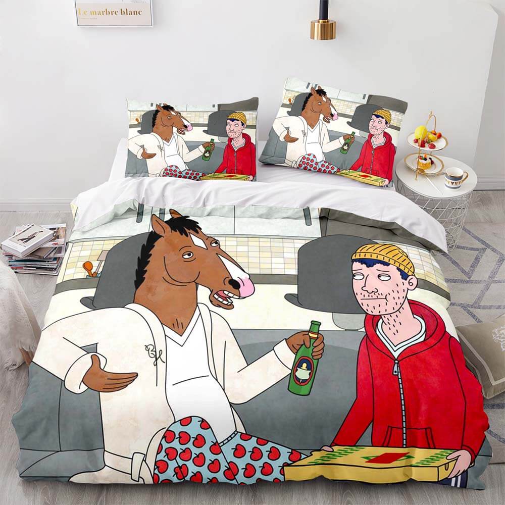BoJack Horseman Bedding Set Quilt Duvet Cover Bedding Sets (Online Order Only)