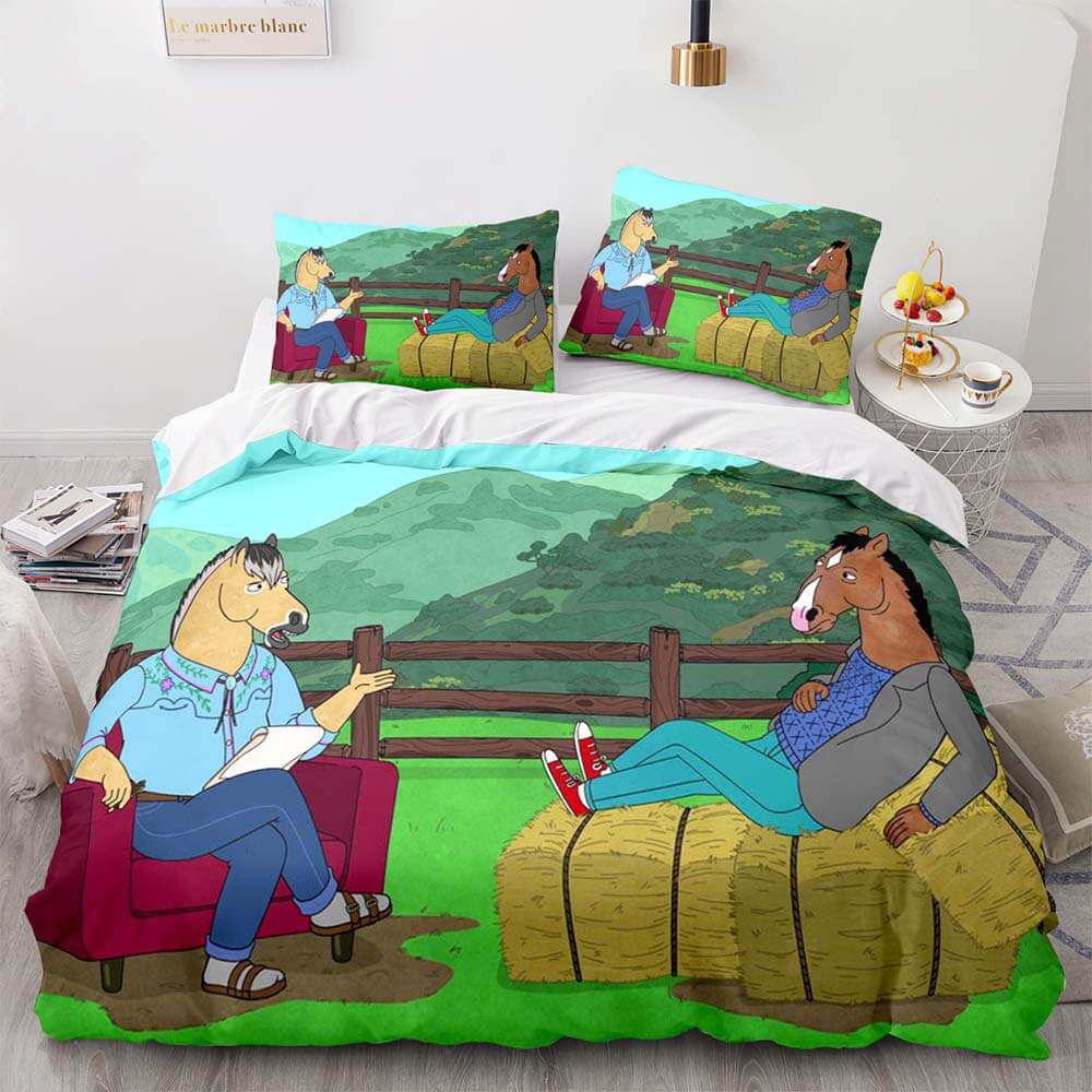 BoJack Horseman Bedding Set Quilt Duvet Cover Bedding Sets (Online Order Only)