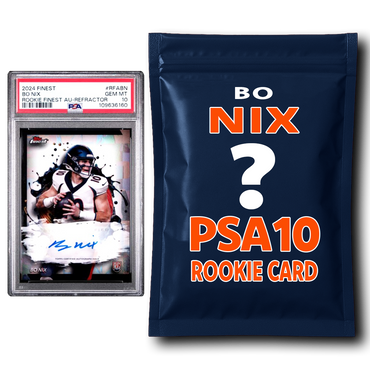 Bo Nix PSA 10 Graded Football Rookie Card Mystery Pack (ONLINE ORDER ONLY)