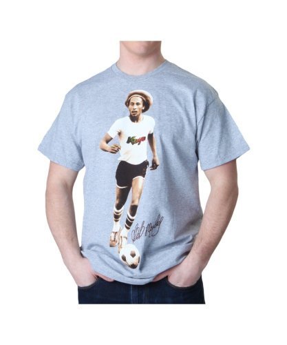Rockabilia Bob Marley Kaya Soccer Slim Fit T-Shirt X-Large [T-Shirt] (ONLINE ORDER ONLY)