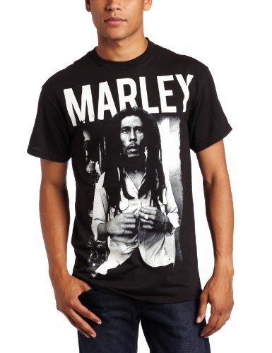 Zion Rootswear Men'S Marley T-Shirt, Black, X-Large [T-Shirt] (ONLINE ORDER ONLY)