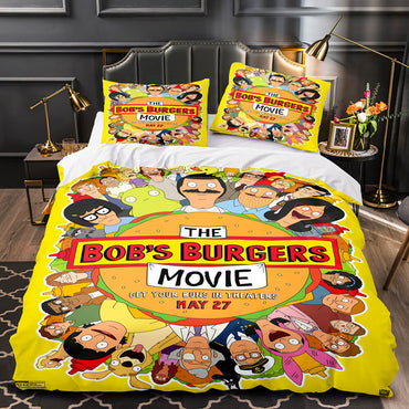 Bob's Burgers The Movie Bedding Set Quilt Duvet (Online Order Only)