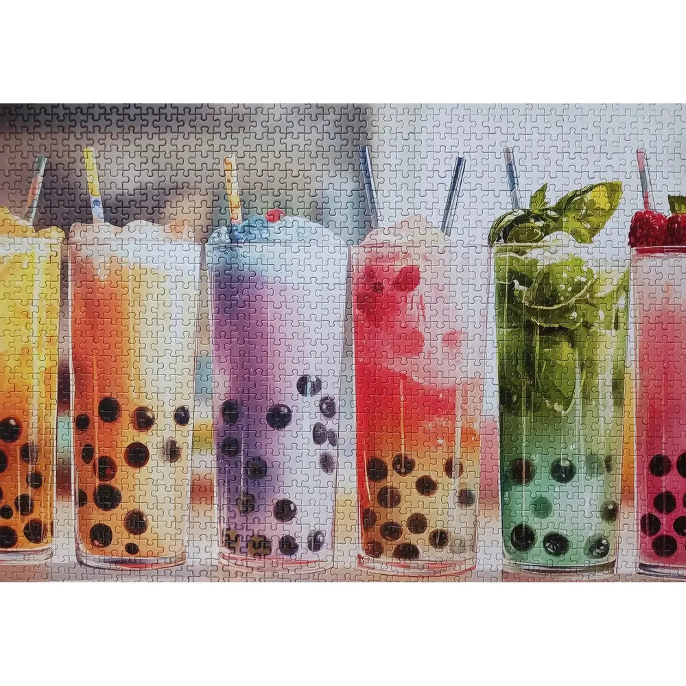 Boba Tea Time 1000 Piece Jigsaw Puzzle Snappy