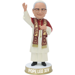 Pope Leo XIV Mini Bobblehead and Bobblehead Ornament (Presale) (ONLINE ORDER ONLY)