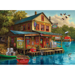 Bob's Beer & Bait 1000 Piece Jigsaw Puzzle Cobble Hill (ONLINE ORDER ONLY)