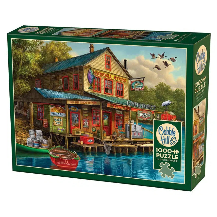 Bob's Beer & Bait 1000 Piece Jigsaw Puzzle Cobble Hill (ONLINE ORDER ONLY)