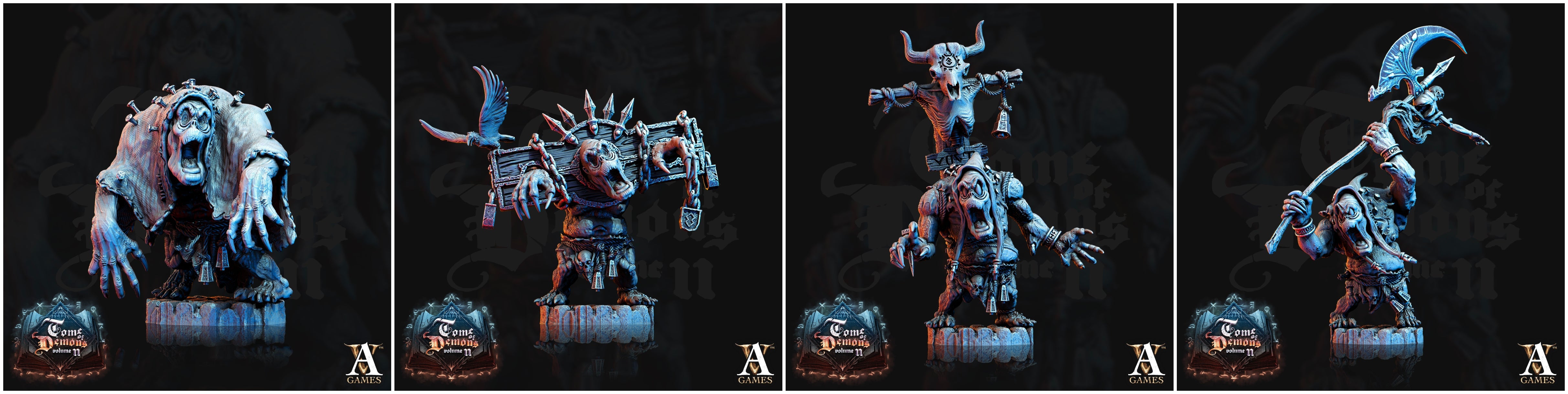 3D Printed Archvillain Games Tome of Demons Vol. II - Bodach 28mm 32mm D&D (Online Only)