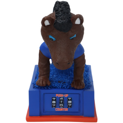 Buster Bronco Boise State Broncos Mascot Push-Up Counter Bobblehead (Presale) (ONLINE ORDER ONLY)