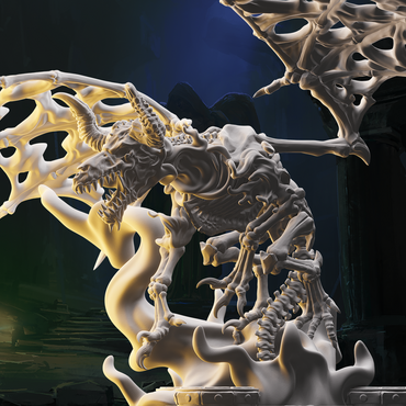3D Printed Nafarrate Skeletons Army Bone Dragon Set 28mm 32mm D&D (Online Only)