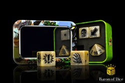 Bone - Bloody Football Dice (Set of 7) (ONLINE ORDER ONLY)