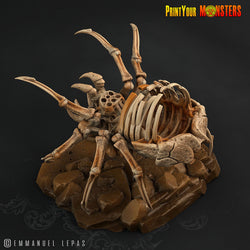 3D Printed Print your Monster The Ancient Bones Pack - Bone Spiders 28mm 32mm D&D (Online Only)