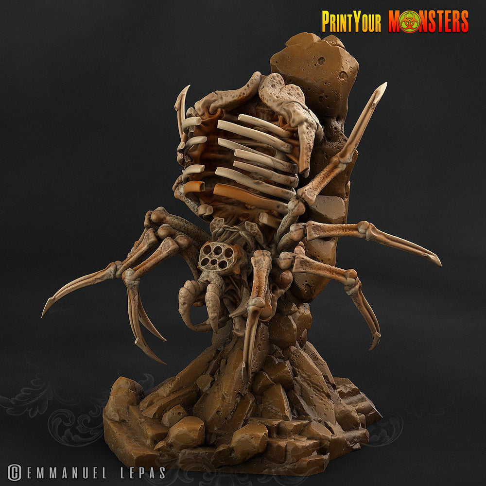 3D Printed Print your Monster The Ancient Bones Pack - Bone Spiders 28mm 32mm D&D (Online Only)