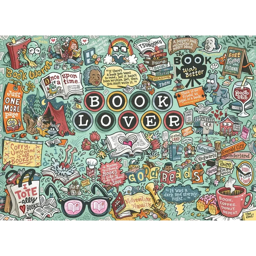 Book Lover "Something's Amiss!" 1000 Piece Jigsaw Puzzle PuzzleTwist (ONLINE ORDER ONLY)