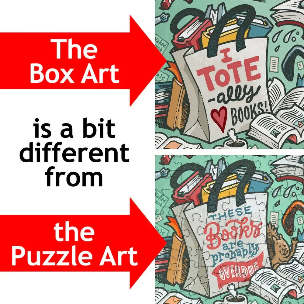 Book Lover "Something's Amiss!" 1000 Piece Jigsaw Puzzle PuzzleTwist (ONLINE ORDER ONLY)