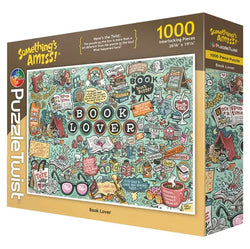 Book Lover "Something's Amiss!" 1000 Piece Jigsaw Puzzle PuzzleTwist (ONLINE ORDER ONLY)