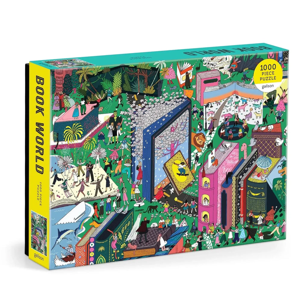 Book World 1000 Piece Jigsaw Puzzle Galison (ONLINE ORDER ONLY)