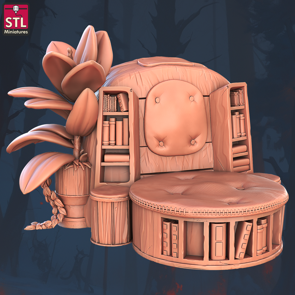 3D Printed STL Miniatures Books and Tomes Set 28 - 32mm War Gaming D&D (Online Only)