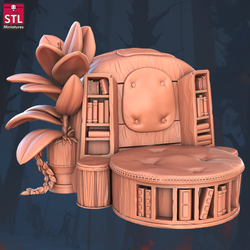 3D Printed STL Miniatures Books and Tomes Set 28 - 32mm War Gaming D&D (Online Only)