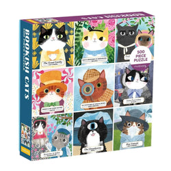 Bookish Cats 500 Piece Jigsaw Puzzle Mudpuppy (ONLINE ORDER ONLY)