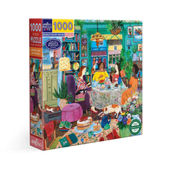 Books & Tea by the Sea 1000 Piece Jigsaw Puzzle eeBoo