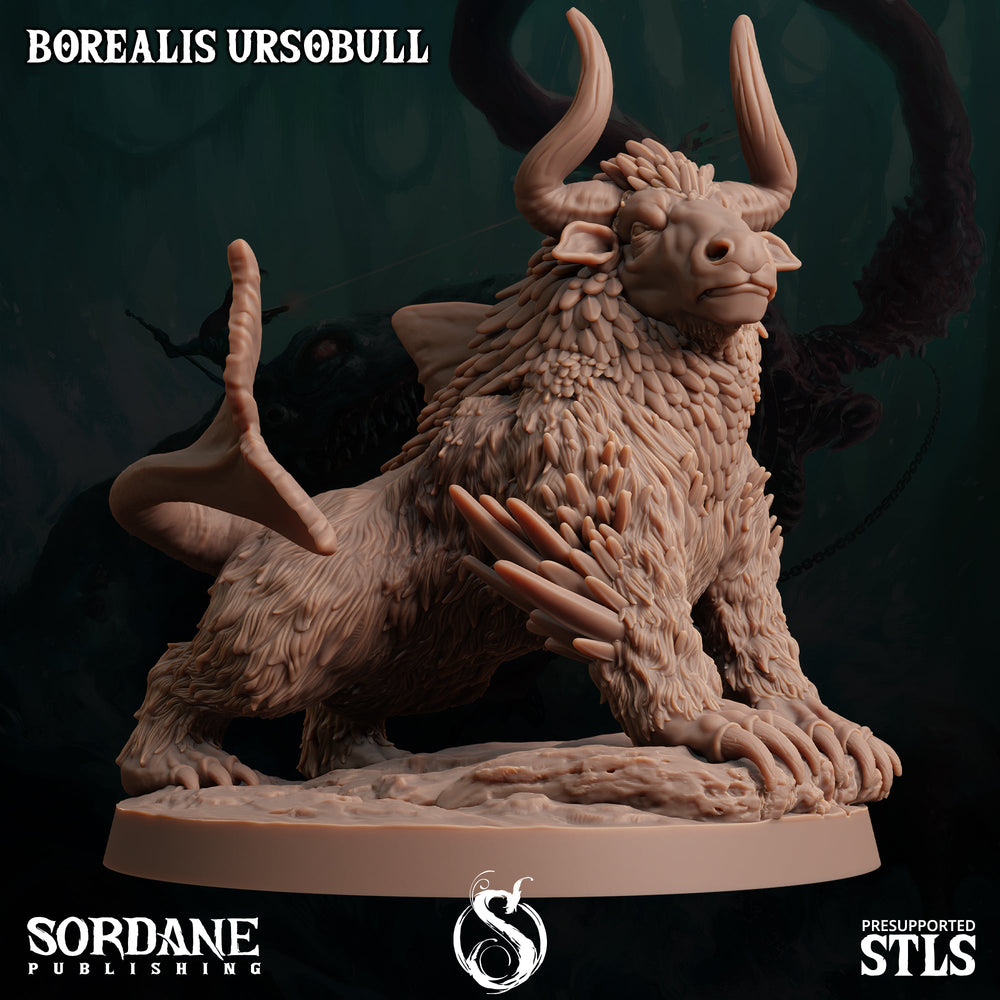 3D Printed Sordane Publishing Borealis Ursobull 28 32mm D&D (Online Only)