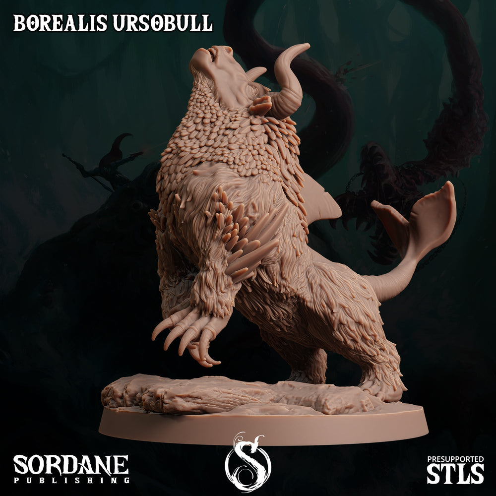 3D Printed Sordane Publishing Borealis Ursobull 28 32mm D&D (Online Only)